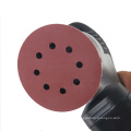 150mm red abrasive hook and loop sanding disc